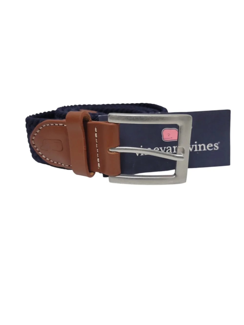 Vineyard Vines Adult Unisex Heritage Bungee Belt Nautical Blue Small NWT $68